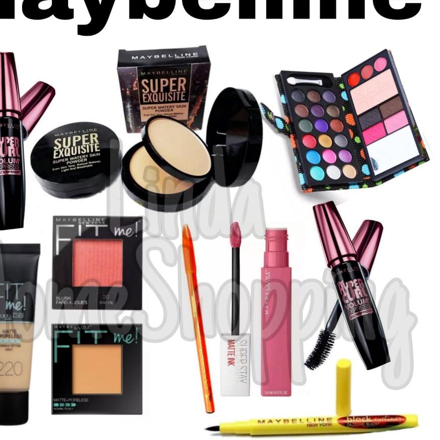 ★ Paket Kosmetik Mayline murah lengkap / Paket Set Maybeline Super Komplit / PAKET KOSMETIK 4IN1 (p.