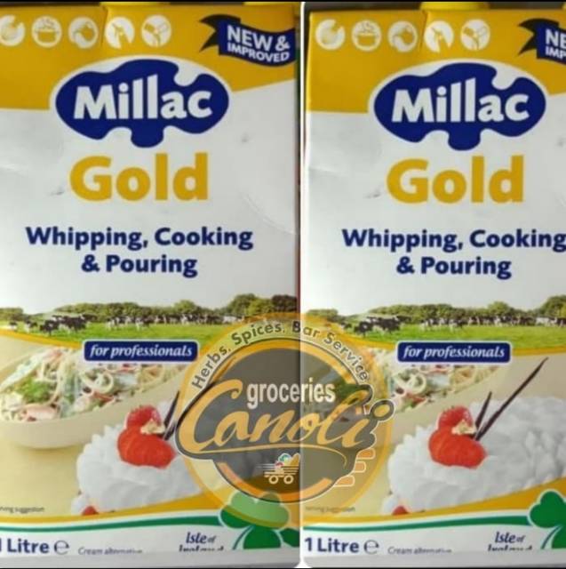 Millac Gold Whipping Cream 1lt / Milac Gold Whipping Cream 1lt