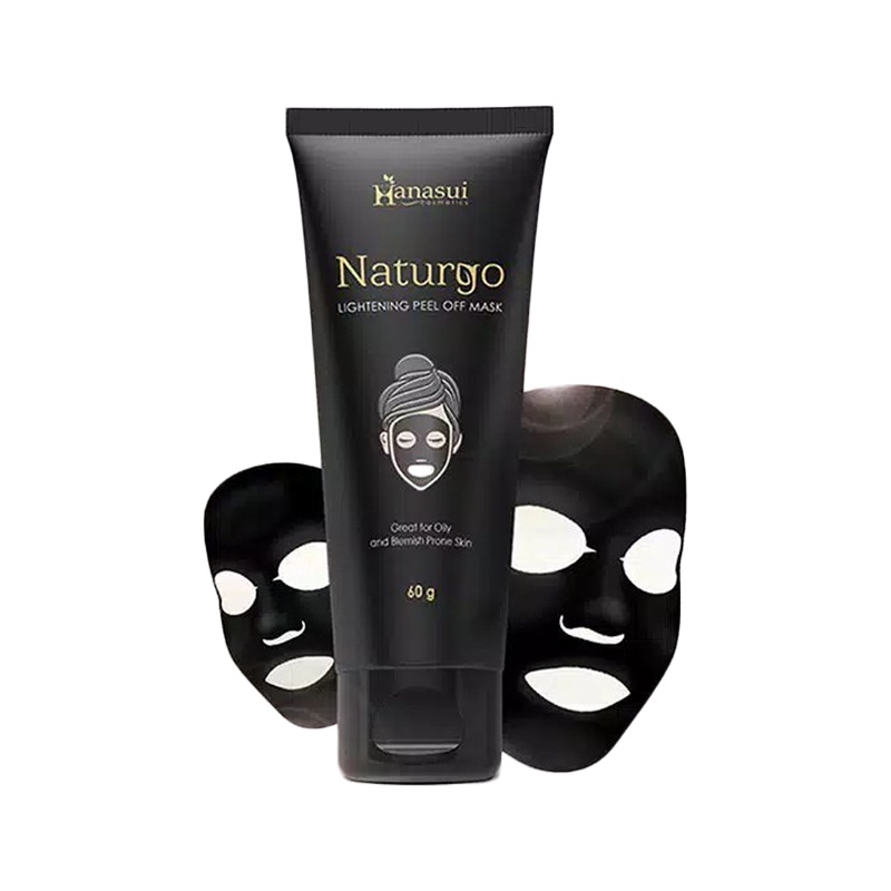 Hanasui Naturgo Peel Off Mask Tube Masker Lumpur Penghilang Komedo Pencerah Kulit