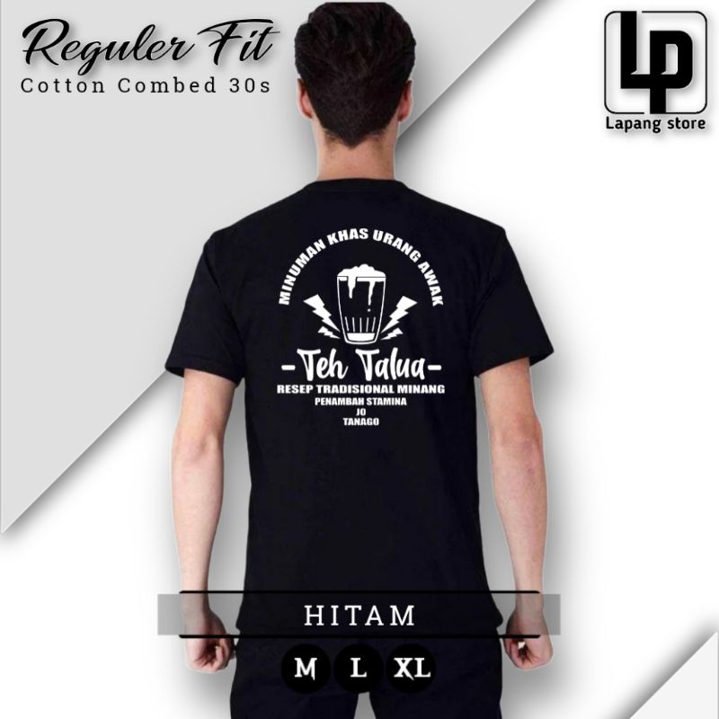 RF-kaos Minang TEH TALUA / Kaos casual pria