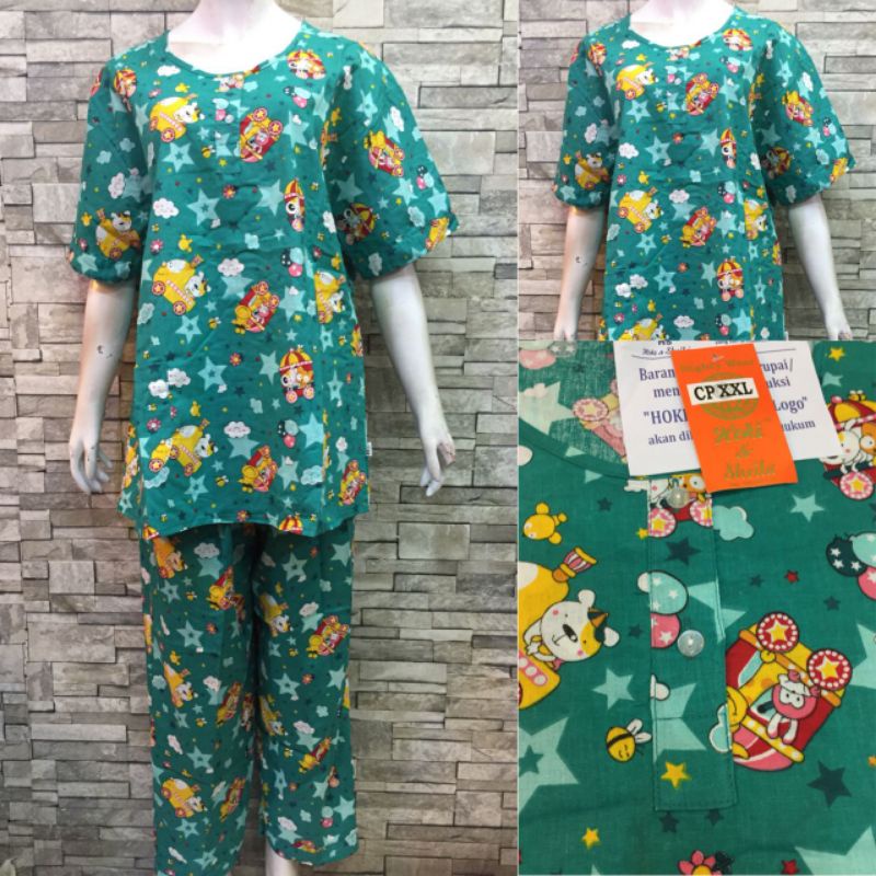JUMBO HOKI SHEILA CP KATUN PIAMA | BAJU TIDUR MURAH-3