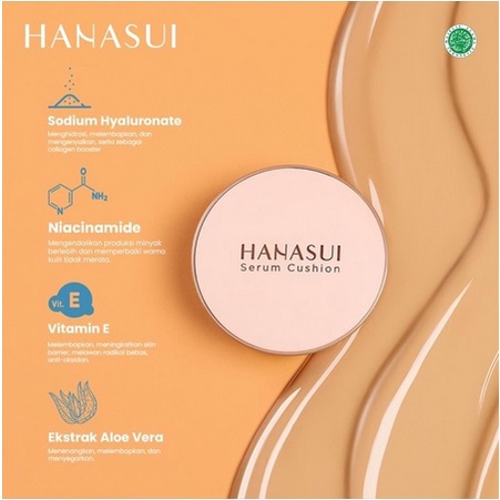 ✨SHASYA✨ HANASUI Serum Cushion 15g | Foundation | Flawless | Natural Dewy Finish | Perfect Coverage | BPOM