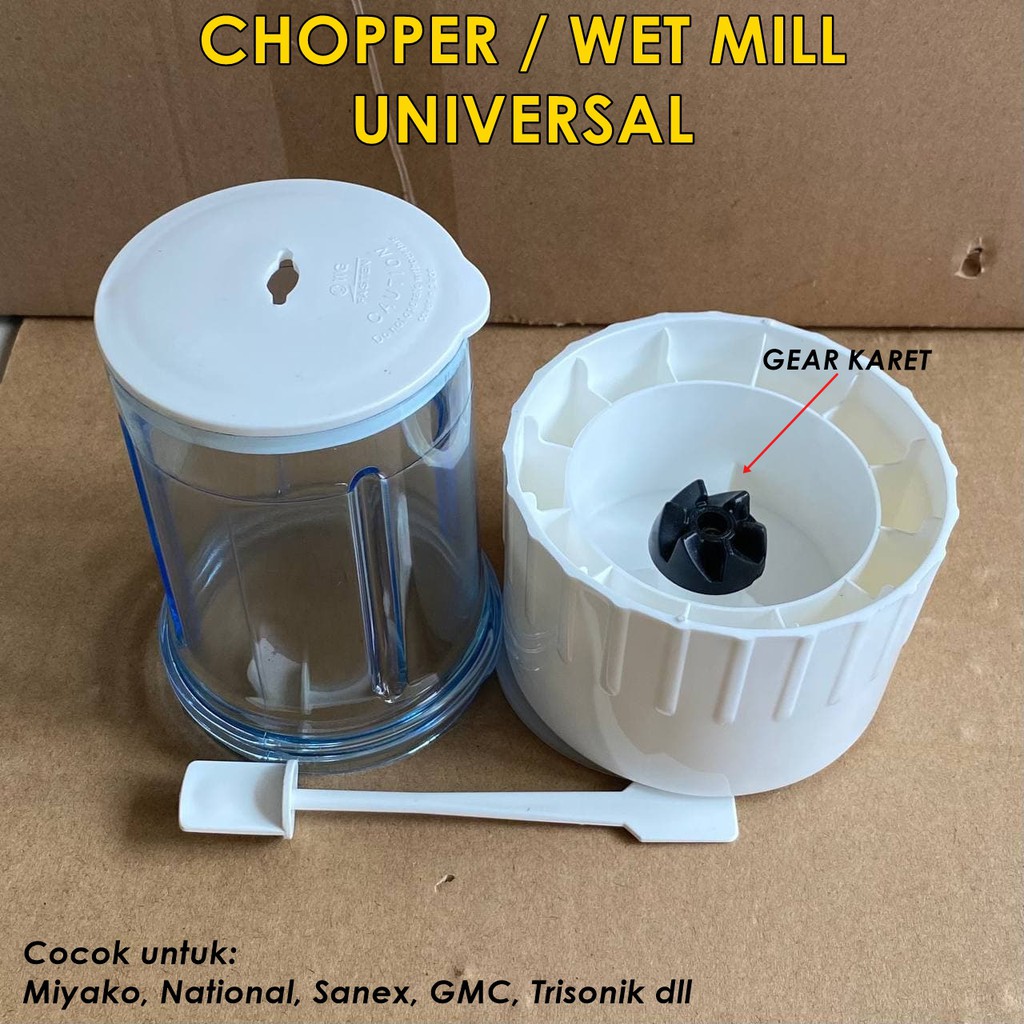 [BAYAR DITEMPAT] Copper WET MILL - Penggiling Bumbu Basah Blender National - Miyako