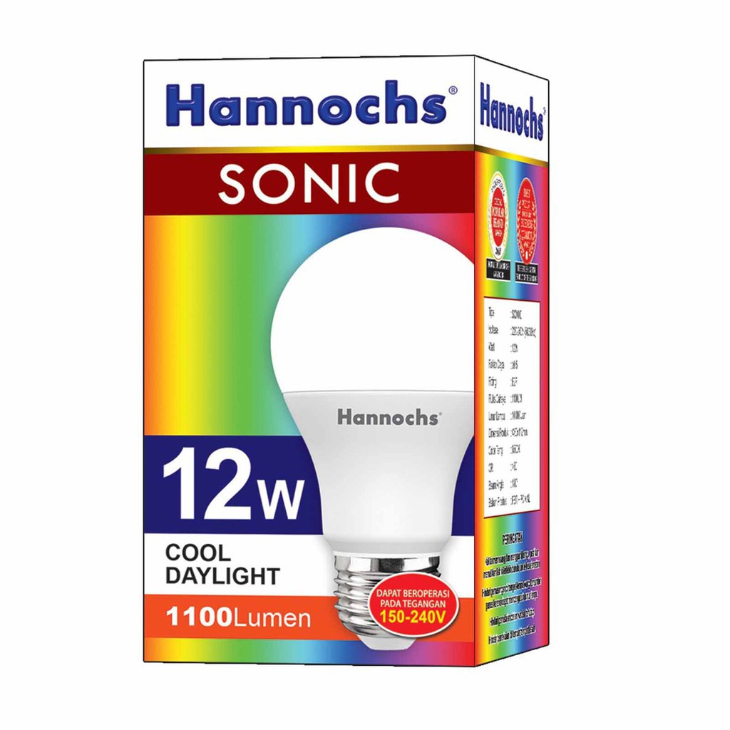 Lampu LED Hannochs Sonic 12w 12 watt