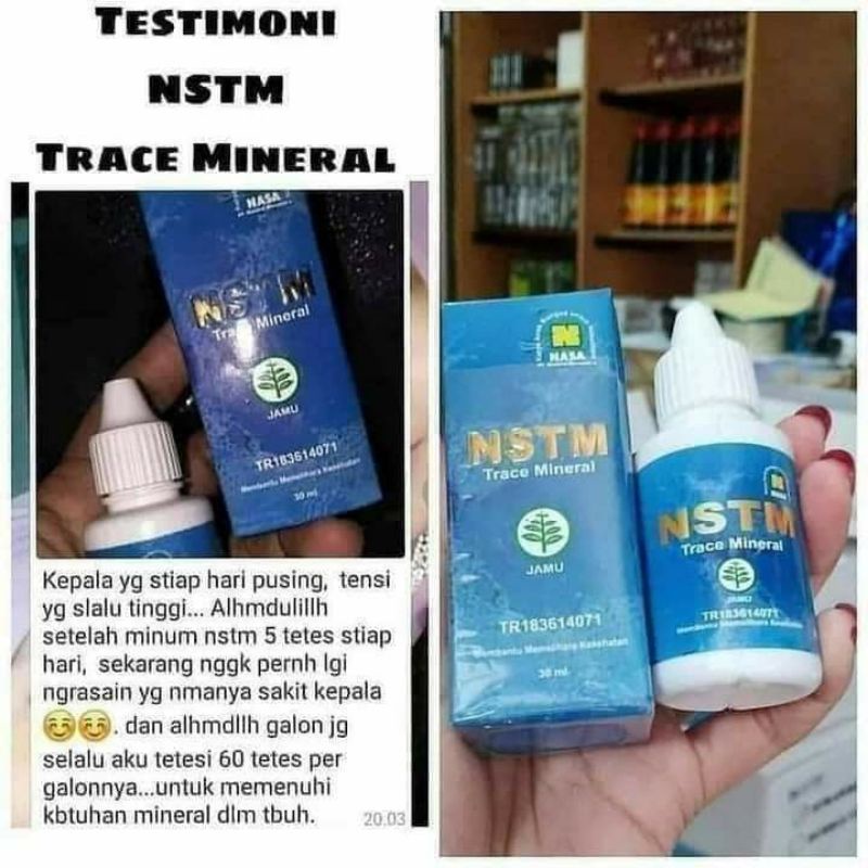 NSTM NASA TRACE MINERAL ORIGINAL ANTI VIRUS DAN MENJAGA IMUN TUBUH