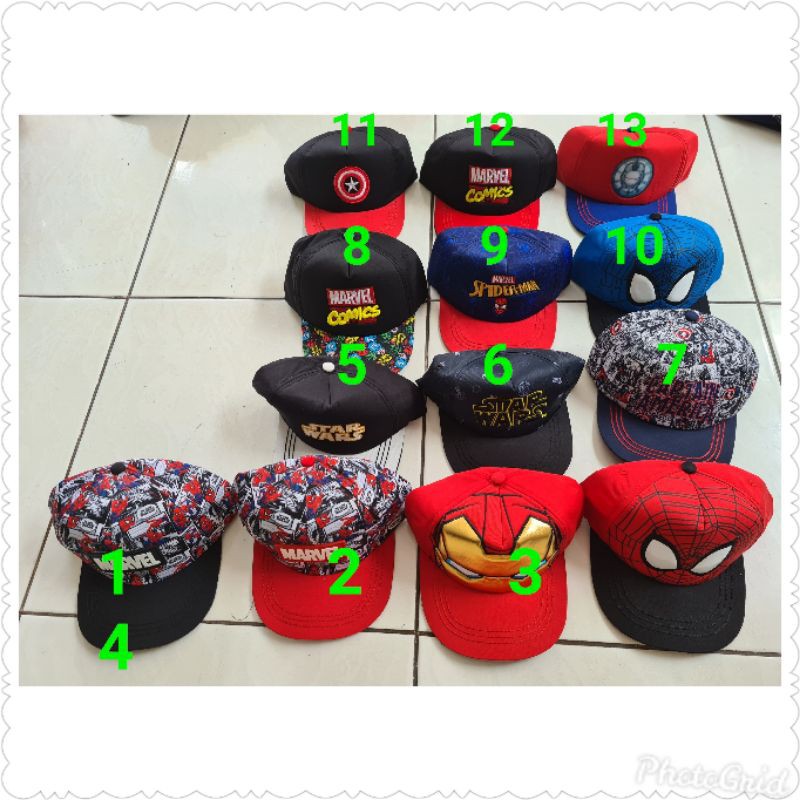 Topi Anak Marvel Avenger Terlaris Good Quality good ok