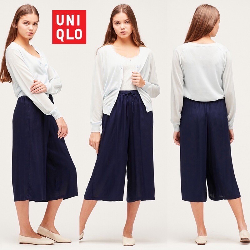  Celana  Kulot Uniqlo  Relaco Original 3  4  Beli 2 99rb 