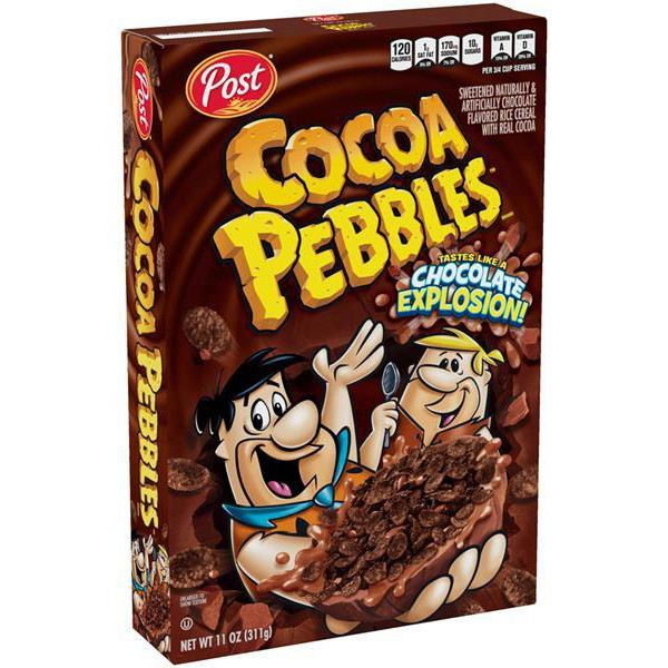 

POST COCOA PEBBLES CHOCOLATE EXPLOSION CEREAL SEREAL COKELAT COKLAT