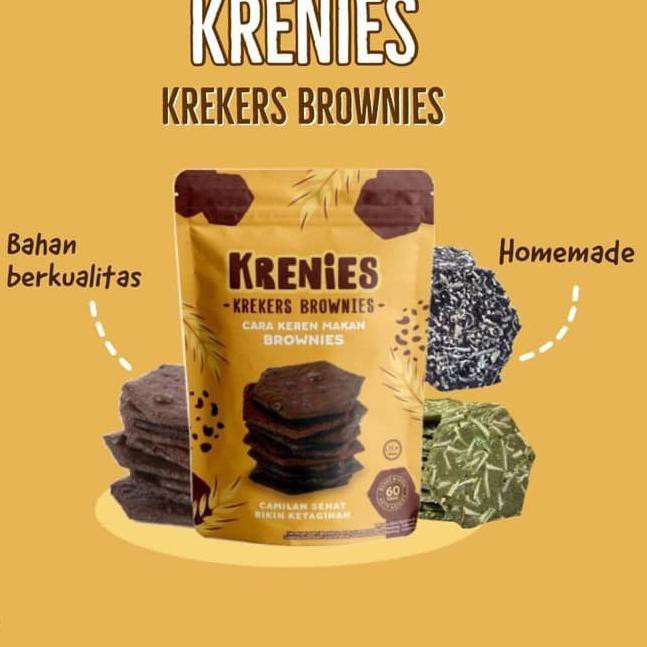 

8DK KRENIES CEMILAN KREKERS BROWNIES❁ (Stock Banyak)