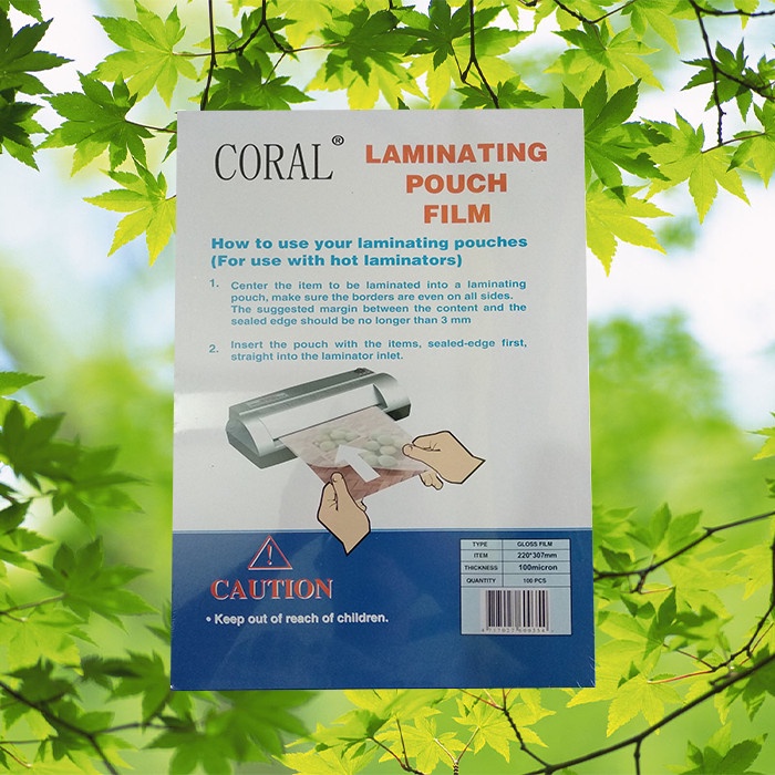 

TERLARIS !!! Plastik Laminating A4 CORAL