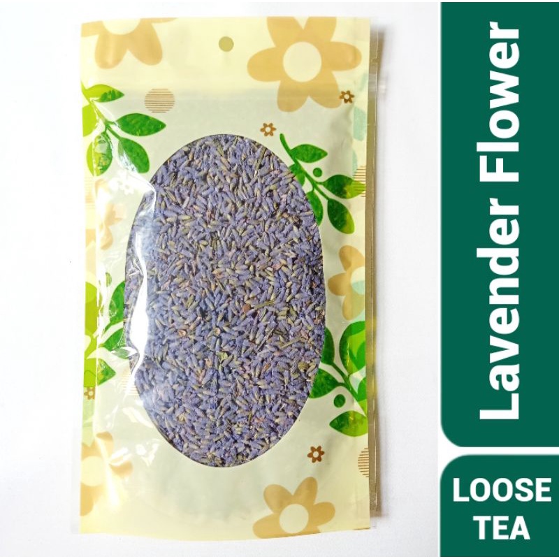 DRIED LAVENDER TEA : TEH BUNGA LAVENDER KERING (ORGANIC LOSE TEA) - 25 Gram