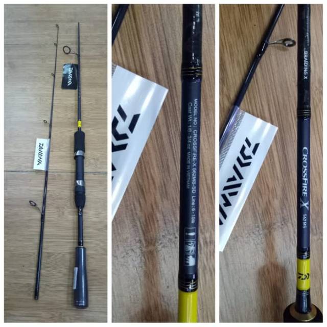 Joran Spinning Daiwa CROSSFIRE X 562MS 165CM 5-15lbs