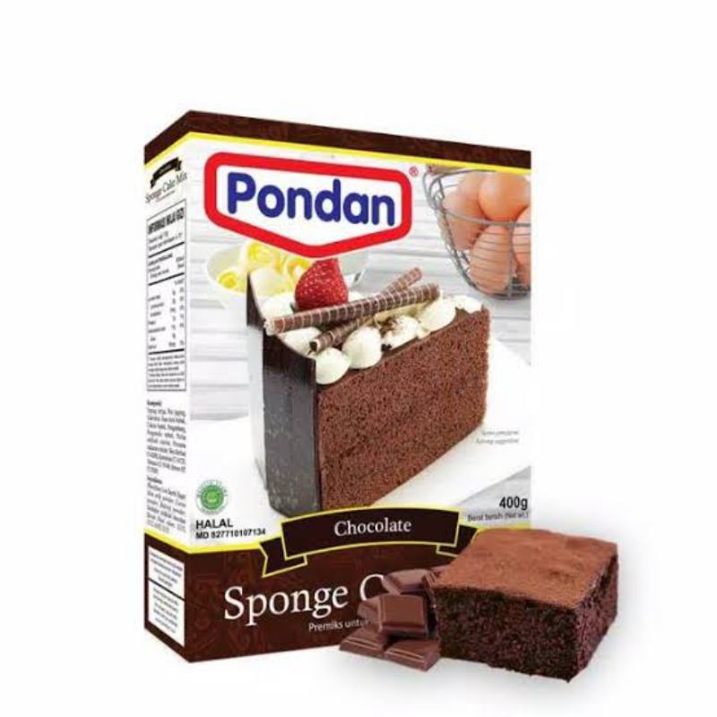 Pondan sponge cake mix moka 400gr