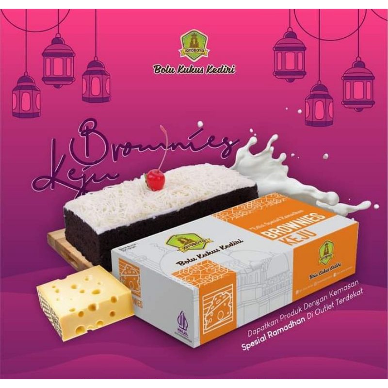 

Bolu Kukus Joyoboyo Kediri Brownis Keju