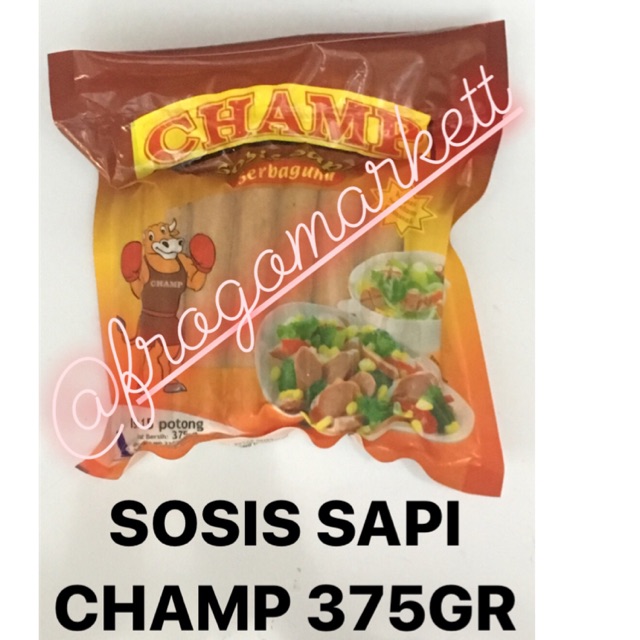 

Sosis Sapi Champ 375gr