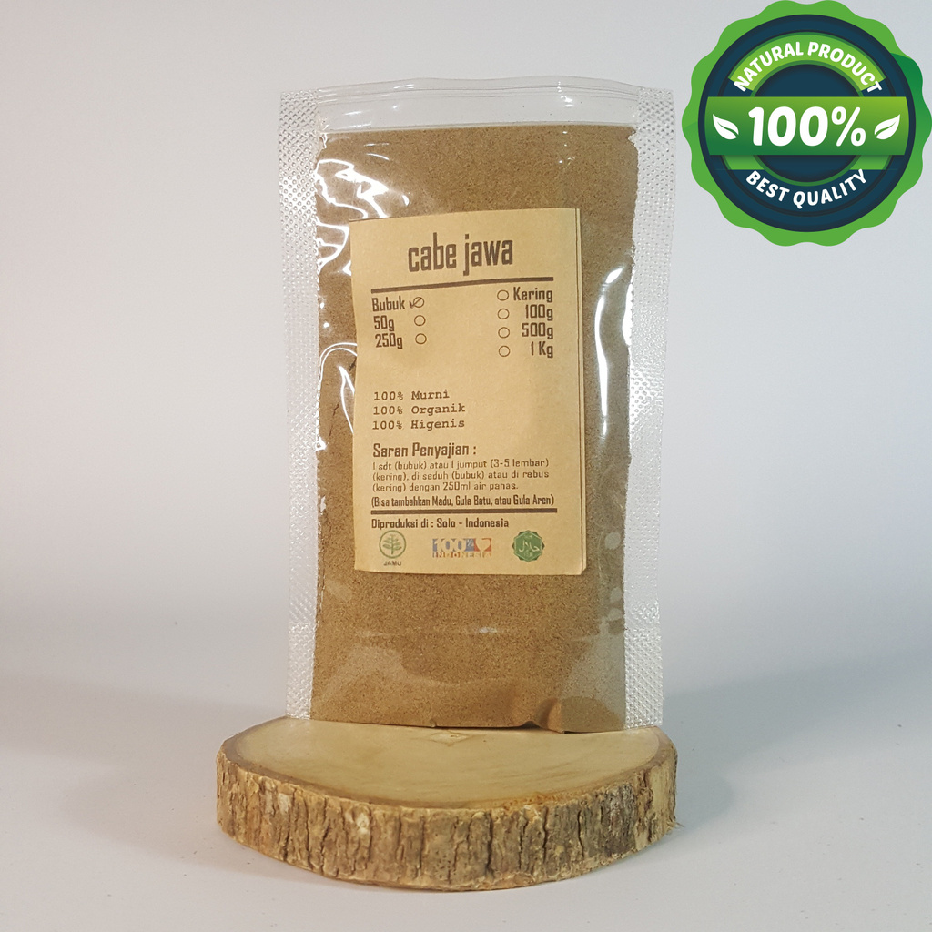 

BUBUK CABE JAWA 50 GRAM - MURNI - PREMIUM QUALITY