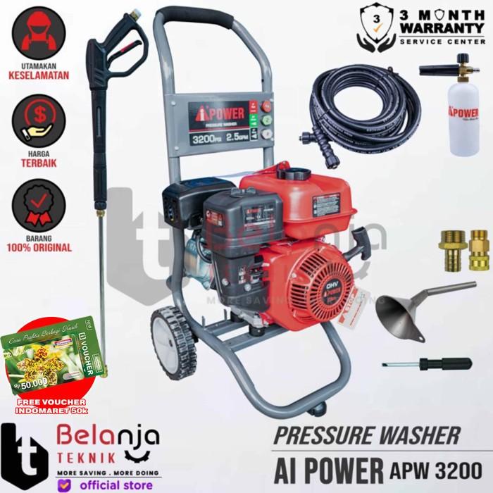 Cleaner Aipower High Pressure Jet Cleaner Apw 3200 Mesin Cuci 220 Bar Apw3200