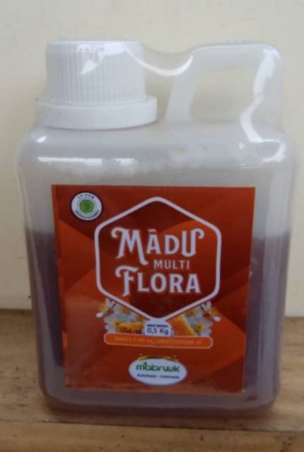 Madu Multi Flora 0.5kg mabruuk original