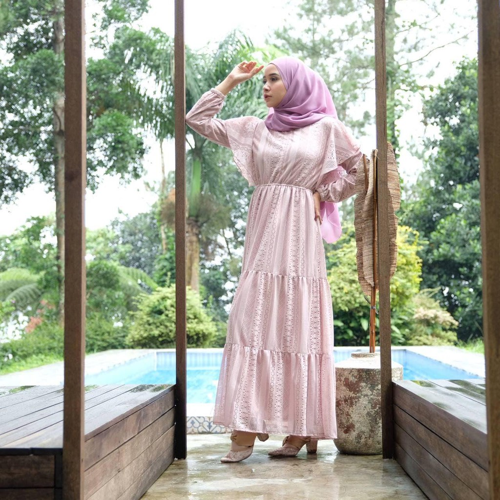 MARIZHA BRUKAT DRESS/DRSS BRUKAT ld 100/DRESS MATERNITY/GAMIS BRUKAT/GAMIS KONDANGAN