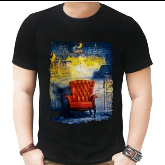 T shirt pria 3second