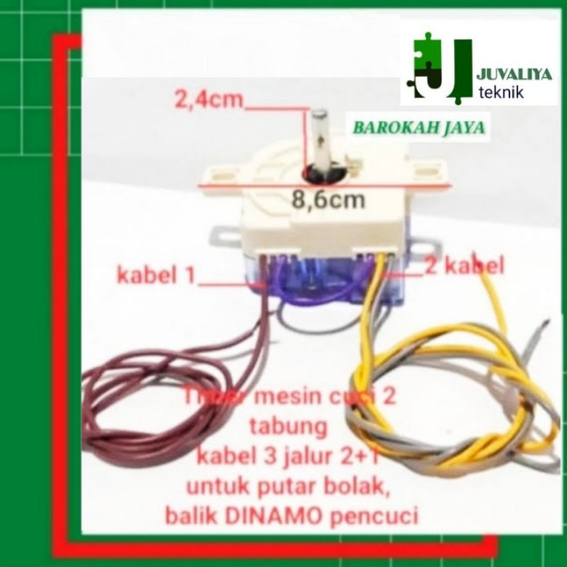 Timer mesin cuci Sanken 2 tabung