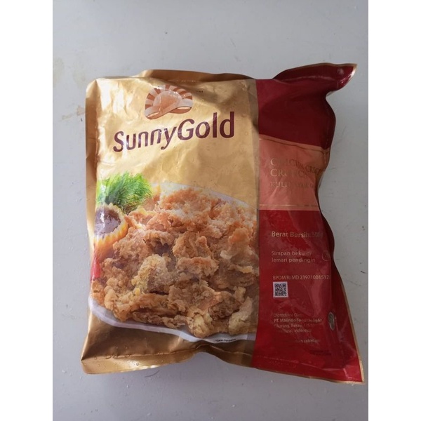 

SUNNYGOLD chiken crunch kulit ayam crispy 500gr