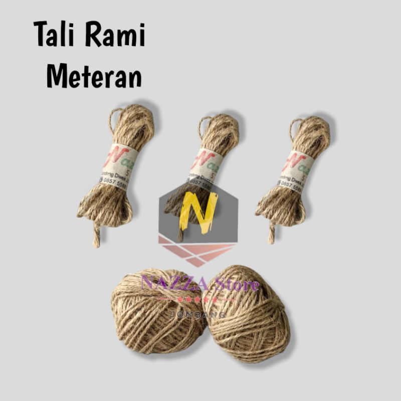 

Tali Rami Goni Ecer Murah 3 Ply 5&10 meter