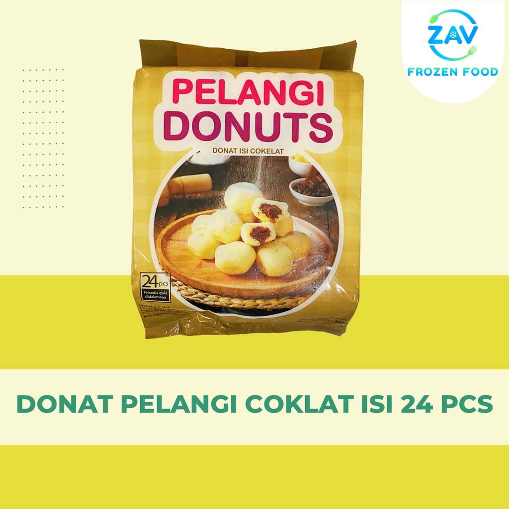 

DONAT PELANGI COKLAT ISI 24 PCS