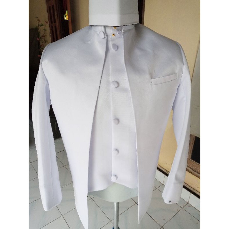 beskap akad nikah polos