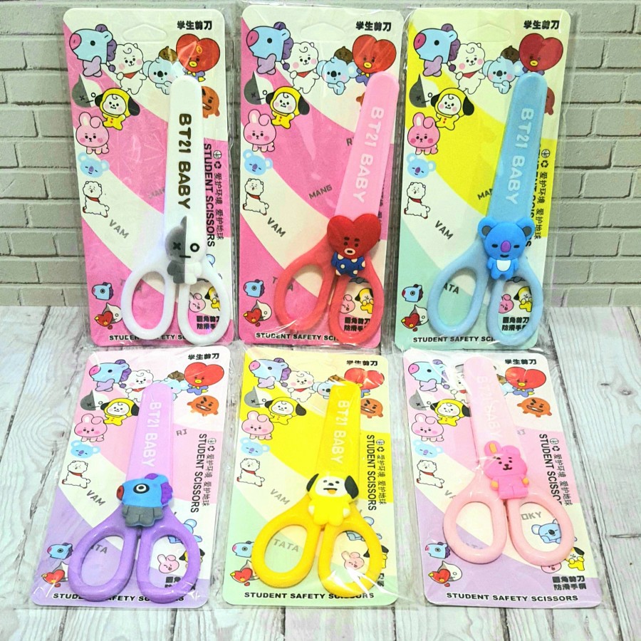 

GUNTING ANAK MOTIF BT21 DENGAN PENUTUP GUNTING