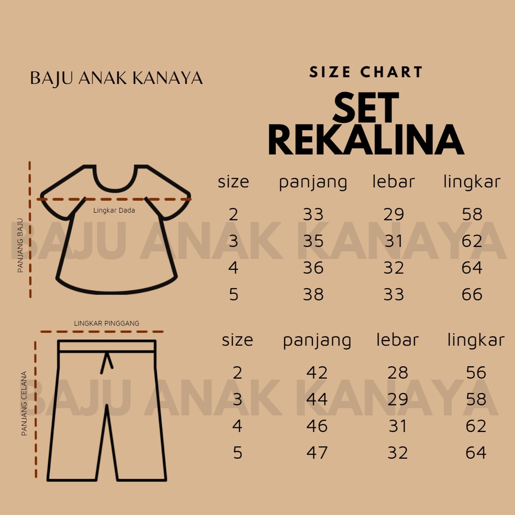 1-4TH SETELAN ANAK PEREMPUAN REKALINA ONE SET ANAK RAYON by MYBEE