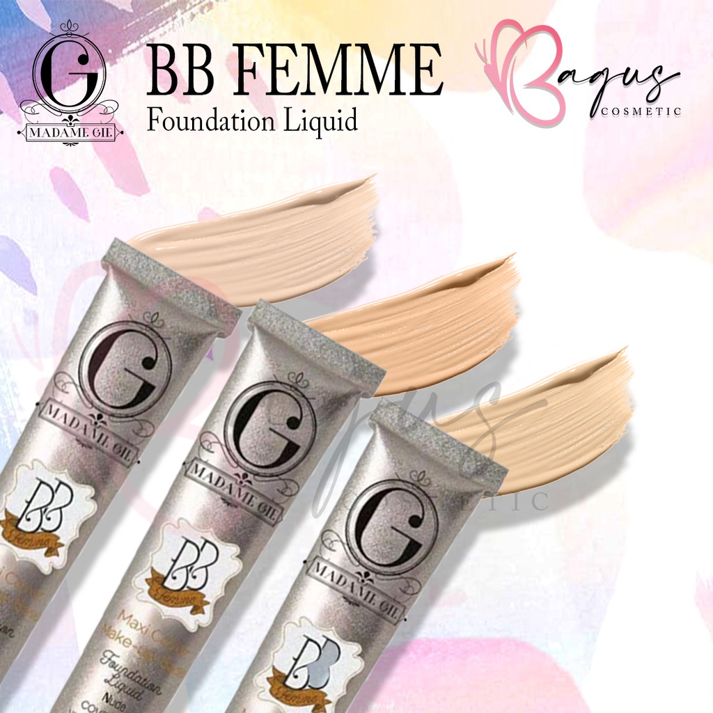 ⭐BAGUS⭐ MADAME GIE BB FEMME FOUNDATION LIQUID - MAKEUPS