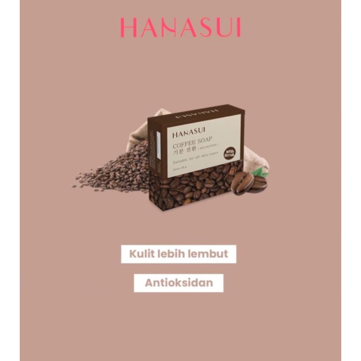 Sabun hanasui coffe soap 60 ml