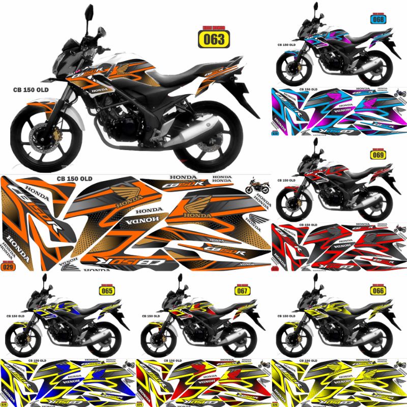 (Bisa COD) stiker cb old 2013/2014 striping cb lama cutom decal grafis cb 2013-2014