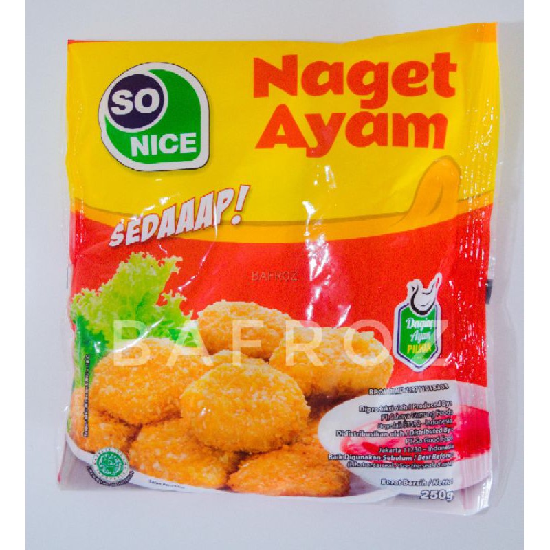 

So Nice Chicken Nugget 250gr