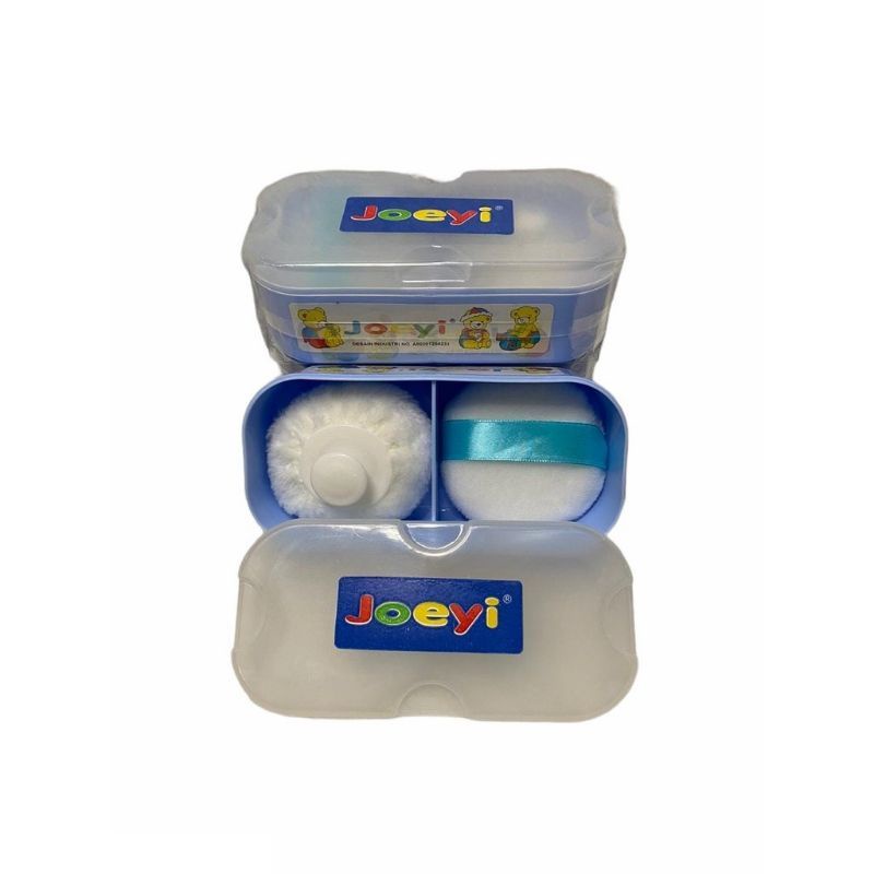 Tempat Bedak Joeyi 2 in 1 Bahan Plastik Kuat Kotak Bahan Kuat Perlengkapan Bayi Newborn Murah