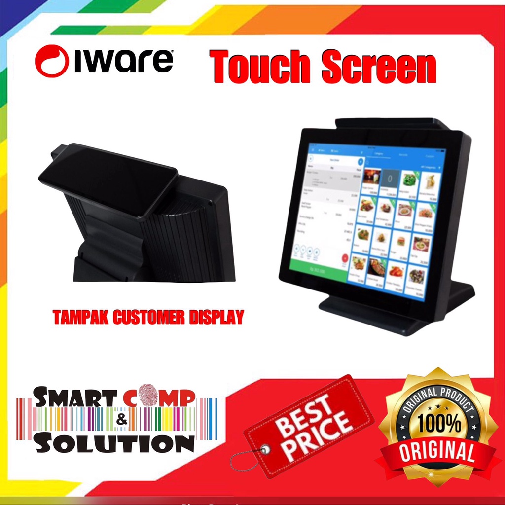 MESIN KASIR ALL IN ONE TOUCHSCREEN POS SYSTEM WD-1502 | WD1502 - ORIGINAL