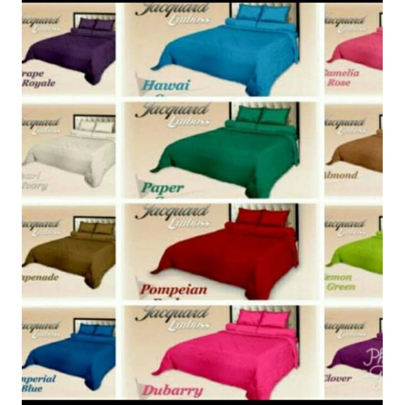 1 set polos bed cover fata king size sprei 180x200