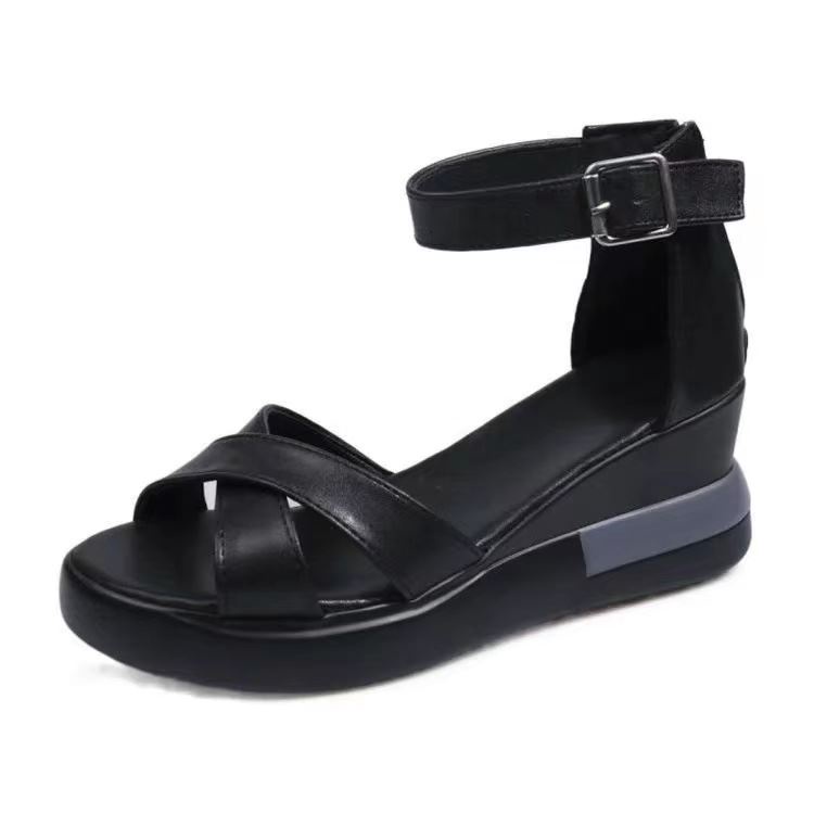 BJS7978 - BLACK - Sandal Fashion Import Comfy Wanita Cantik SEPATU SANDAL PESTA WANITA HEEL SELOP FASHION IMPORT TERMURAH TERLARIS TERBARU BAGSTORE JAKARTA JSS7978