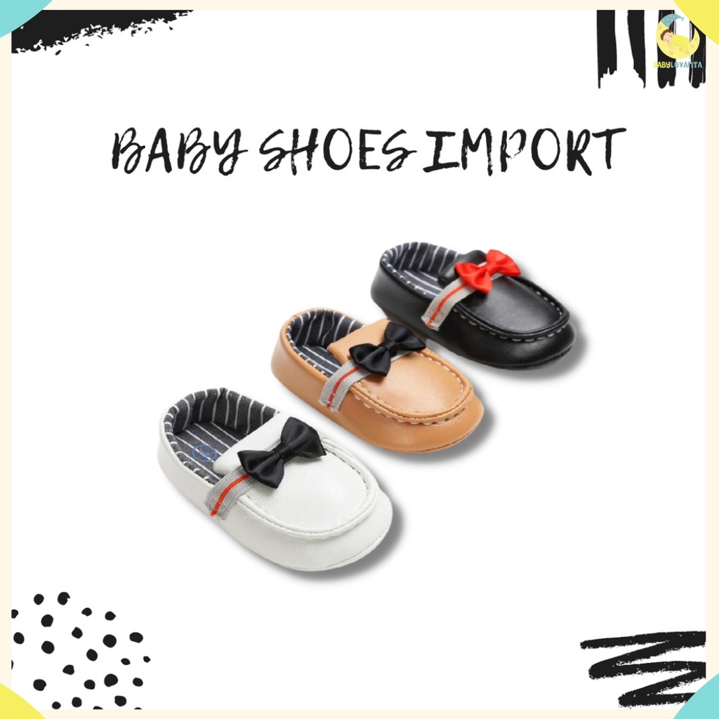 BABYLOVANTA SEPATU BAYI PREWALKER 0-18 BULAN / PREWALKER BAYI / SNEAKER BAYI IMPORT BABY SHOES