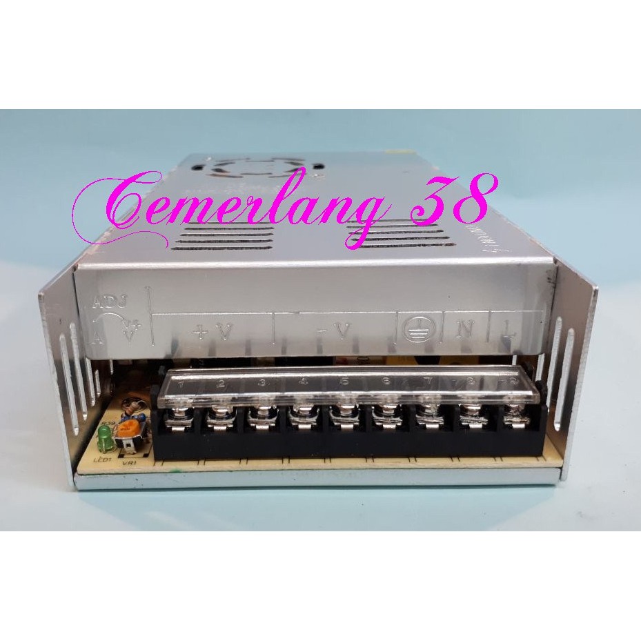 Switching Power Supply Jaring 24V 10A + FAN / KIPAS