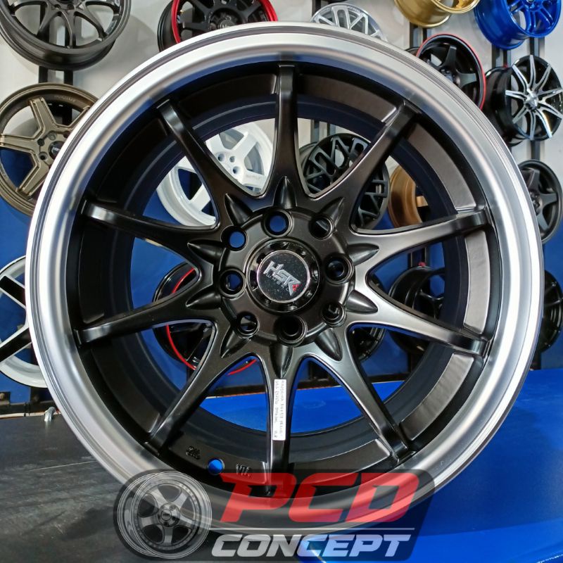 VELG MOBIL RACING SURABAYA R15 HSR HIROSHIMA WULING CONFERO KIA Picanto TERMURAH SURABAYA