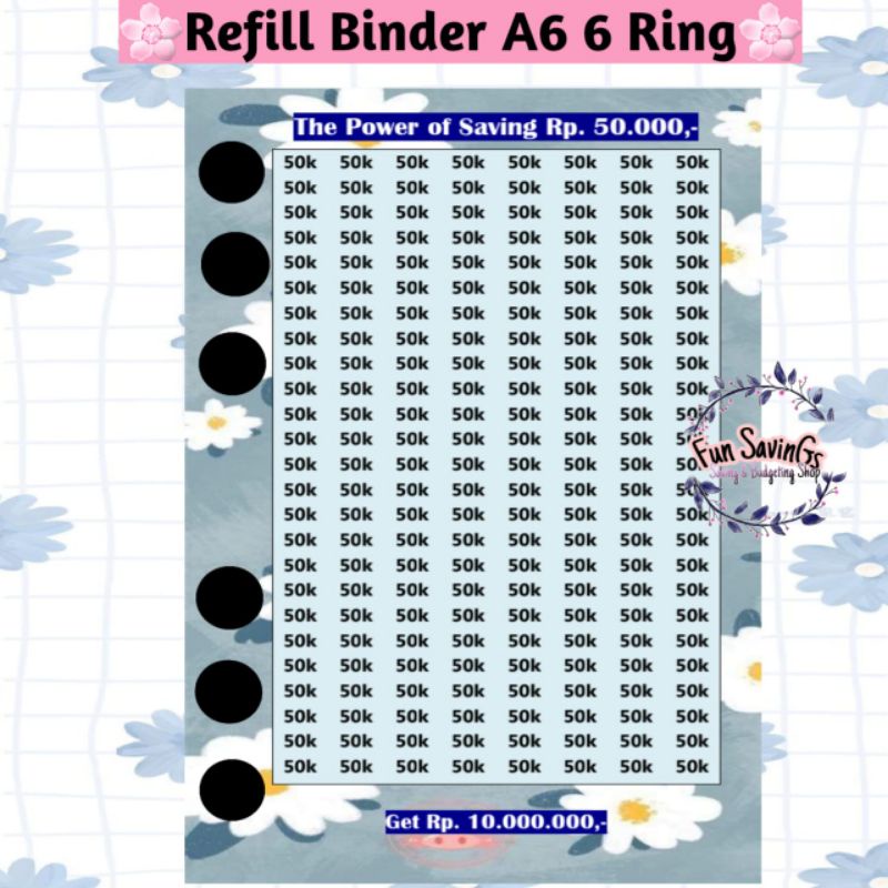 

Isi Binder A6 6 Ring | The Power of 2k