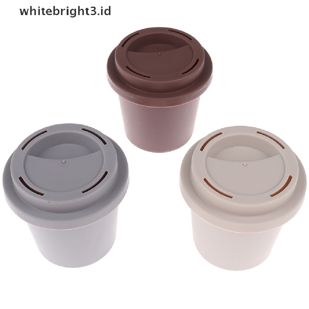 (whitebright3.id) Tempat Penyimpanan Spons Puff Makeup Bentuk Cangkir Kopi