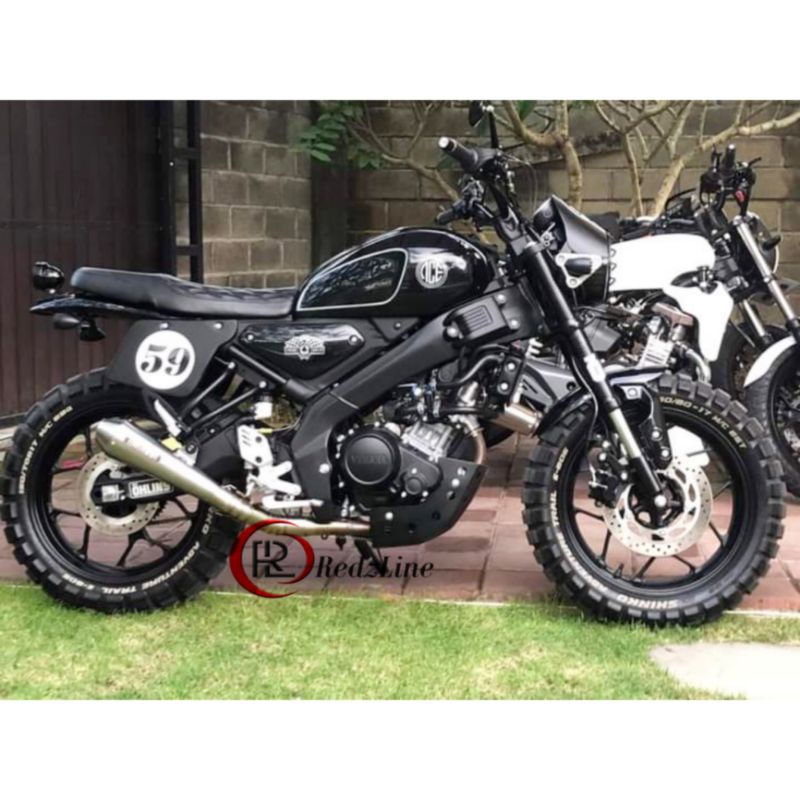 knalpot yamaha xsr 155 - yamaha xsr 155 custom japstyle