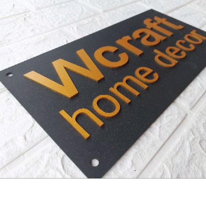 Custom Papan Nama Akrilik Sign Papan nama Akrilik Letter huruf timbul