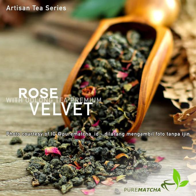 

Artisan Tea Cafe - Oolong Tea with Rose Flower Teh Mawar Enak 50gr EKSLUSIF