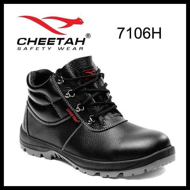 sepatu safety shoes cheetah 7106h termurah