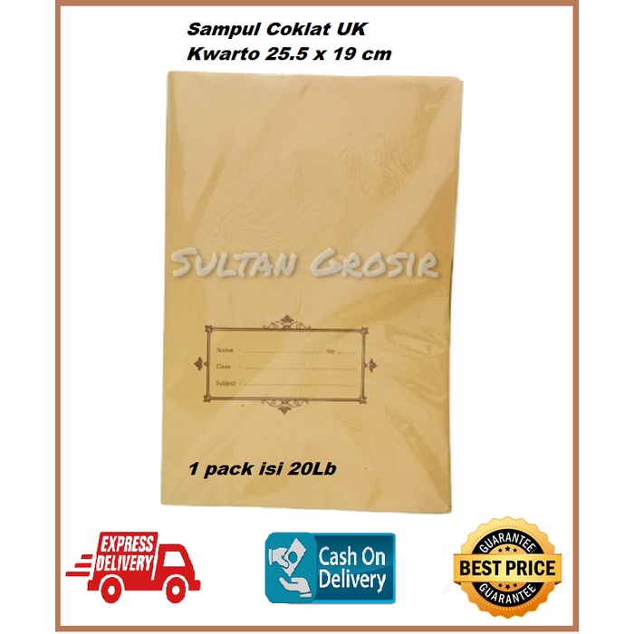 

SAMPUL COKLAT UKURAN KUARTO / SAMPUL COKLAT BUKU TULIS BIASA
