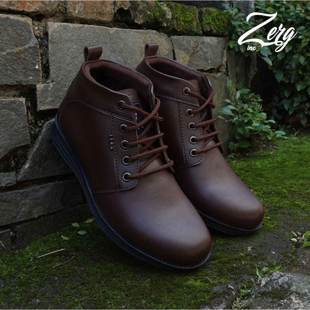 Sepatu Boots Pria Original Sintetic Leather Casual